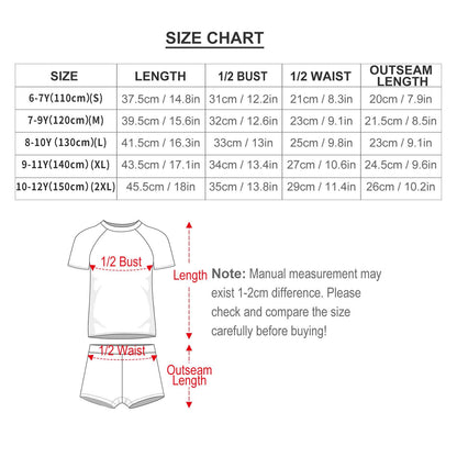 All-Over Print Children's Swimsuit Sets