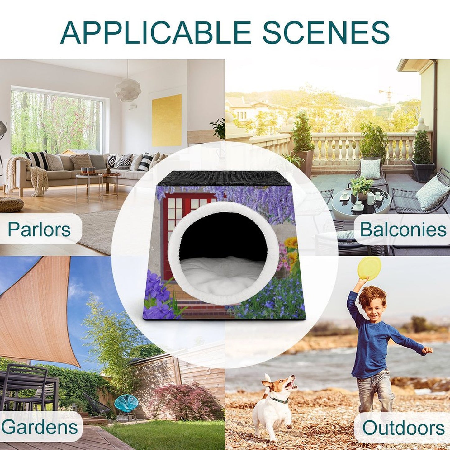 All-Over Print Capsule Pet Kennel