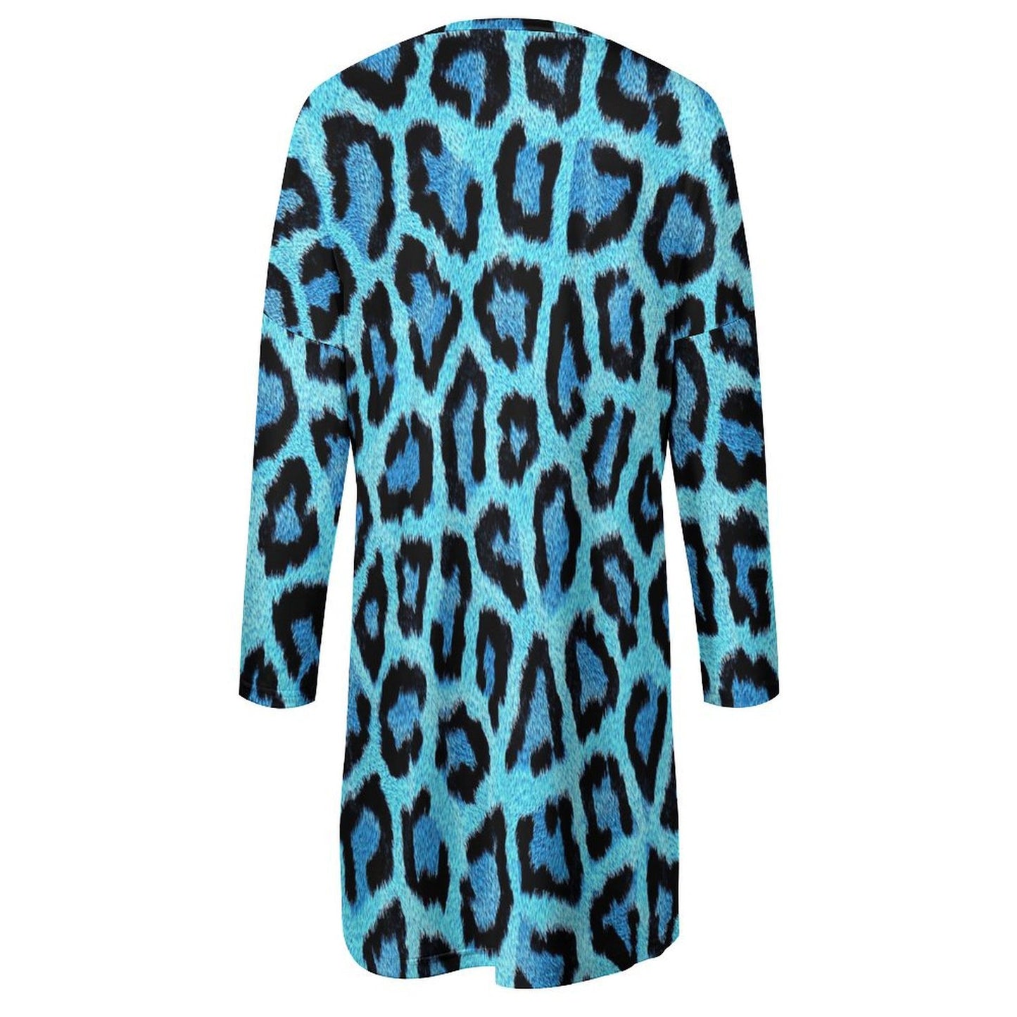 All-over Print Women's Long Sleeve Round Neck Large Pocket Sweatshirt