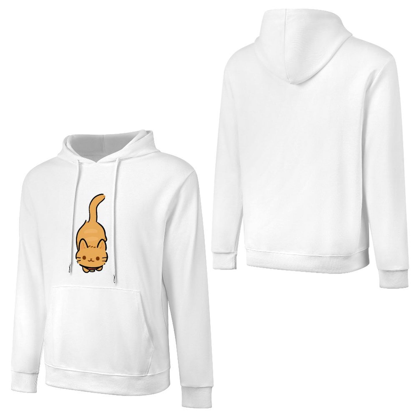 100% Cotton Multicolor Hooded Hoodie (printed front)