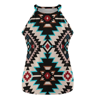 All-Over Print Women's Round Neck Vest
