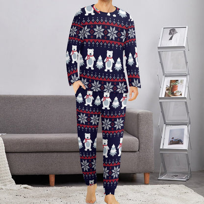 All-Over Print Men's Soft Pajama Set