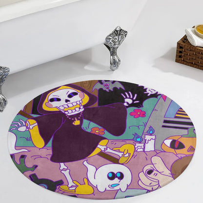 Coral Velvet Floor Mat