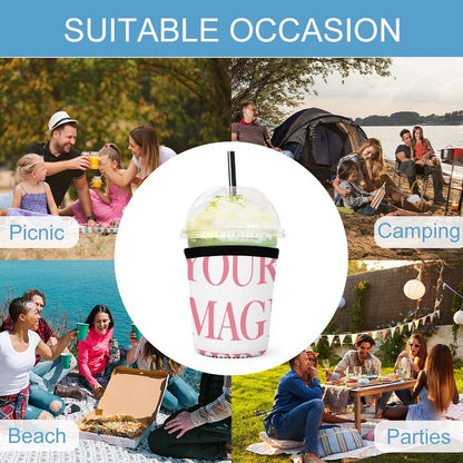 Custom neoprene drink sleeve koozie - product view 8
