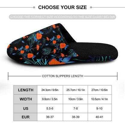 All-Over Print Women's Home Cotton Slipper