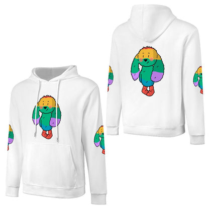 100% Cotton Multicolor Hoodie (front and back + 2 sleeve printed)