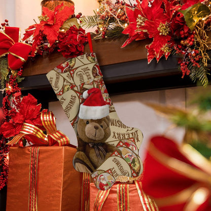 Dog Paw Christmas Stocking