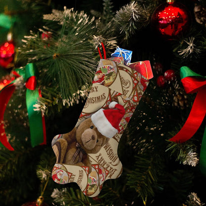 Dog Paw Christmas Stocking