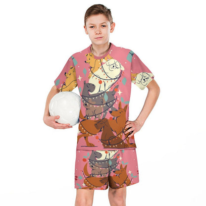 All-Over Print Teen T-shirt Set