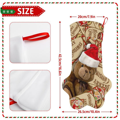 Dog Paw Christmas Stocking