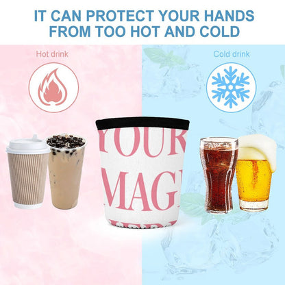 Custom neoprene drink sleeve koozie - product view 4