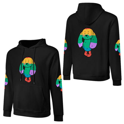 100% Cotton Multicolor Hoodie (front and back + 2 sleeve printed)