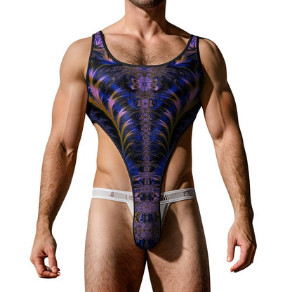 All-Over Print Men's Jumpsuit Underwear