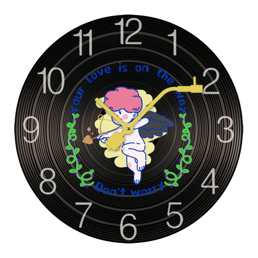 Record Wall Clock