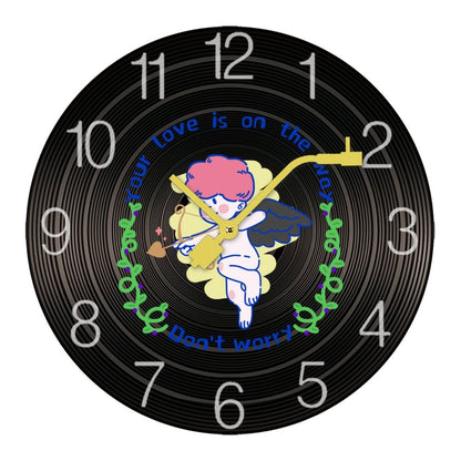 Record Wall Clock