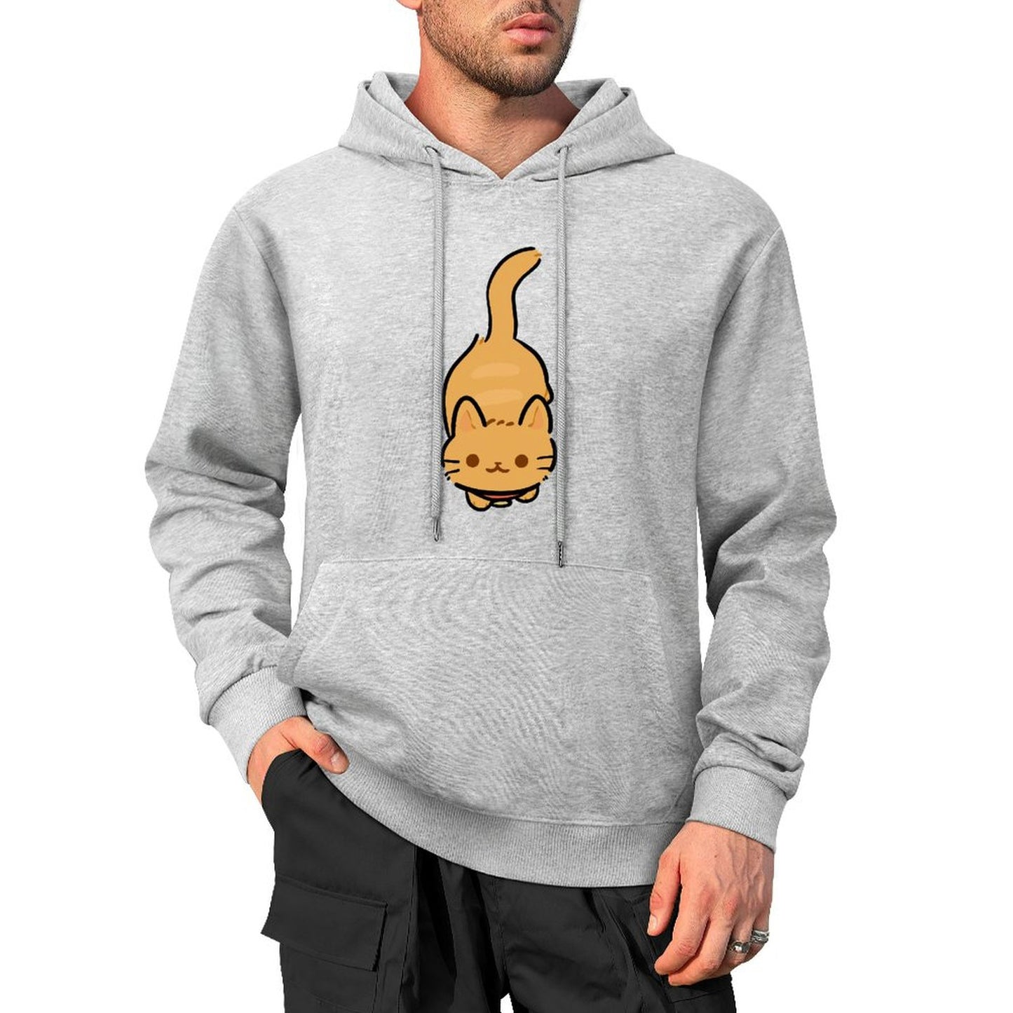 100% Cotton Multicolor Hooded Hoodie (printed front)