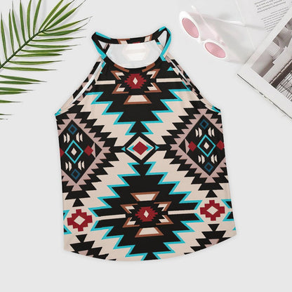 All-Over Print Women's Round Neck Vest