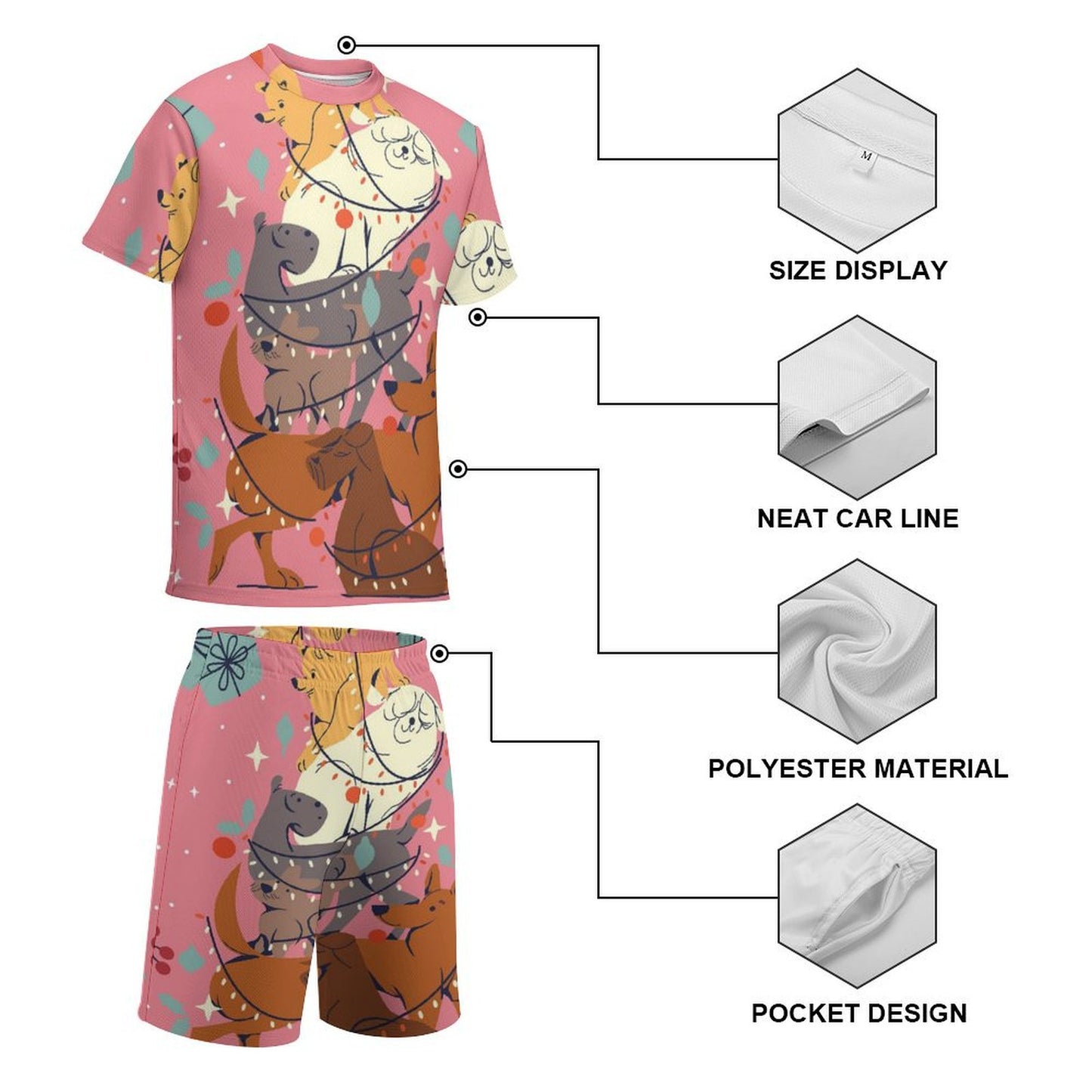 All-Over Print Teen T-shirt Set