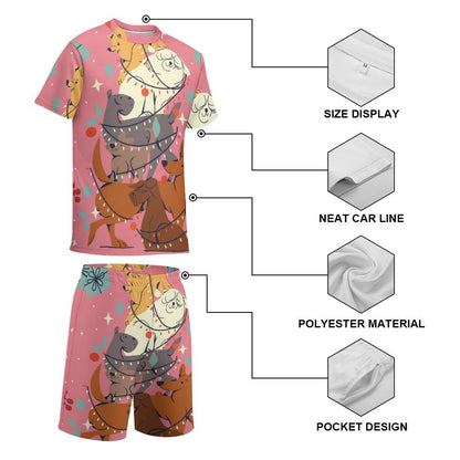 All-Over Print Teen T-shirt Set