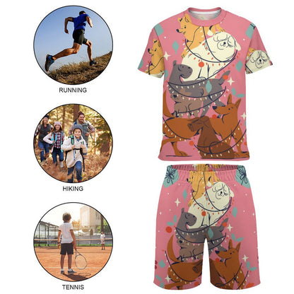 All-Over Print Teen T-shirt Set