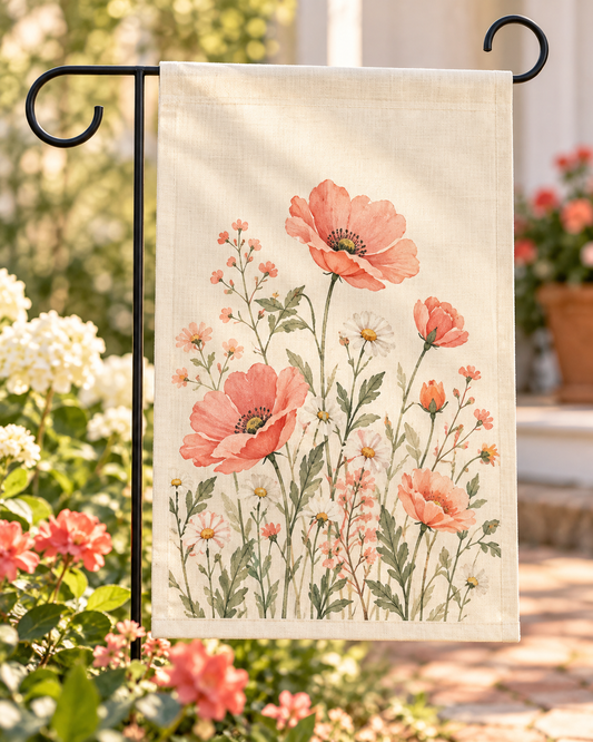 Custom Linen Garden Flag | Game Day & Event Yard Flags, No Minimum — original custom design example