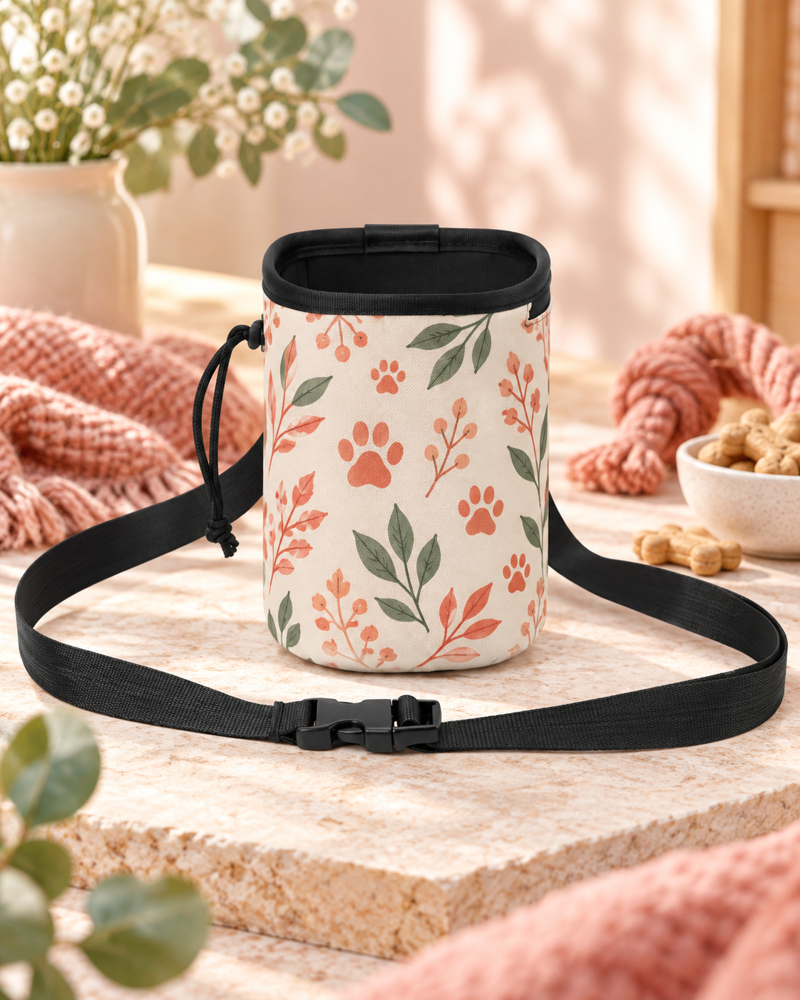Custom Dog Treat Training Pouch, All-Over Print | Personalized — original custom design example