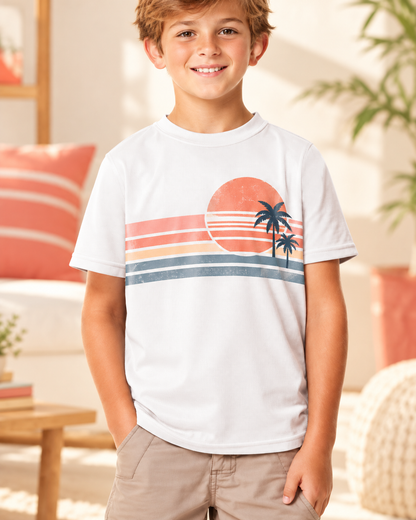 Custom Kids' Mesh T-Shirt, All-Over Print | Family Game Day, No Minimum — original custom design example