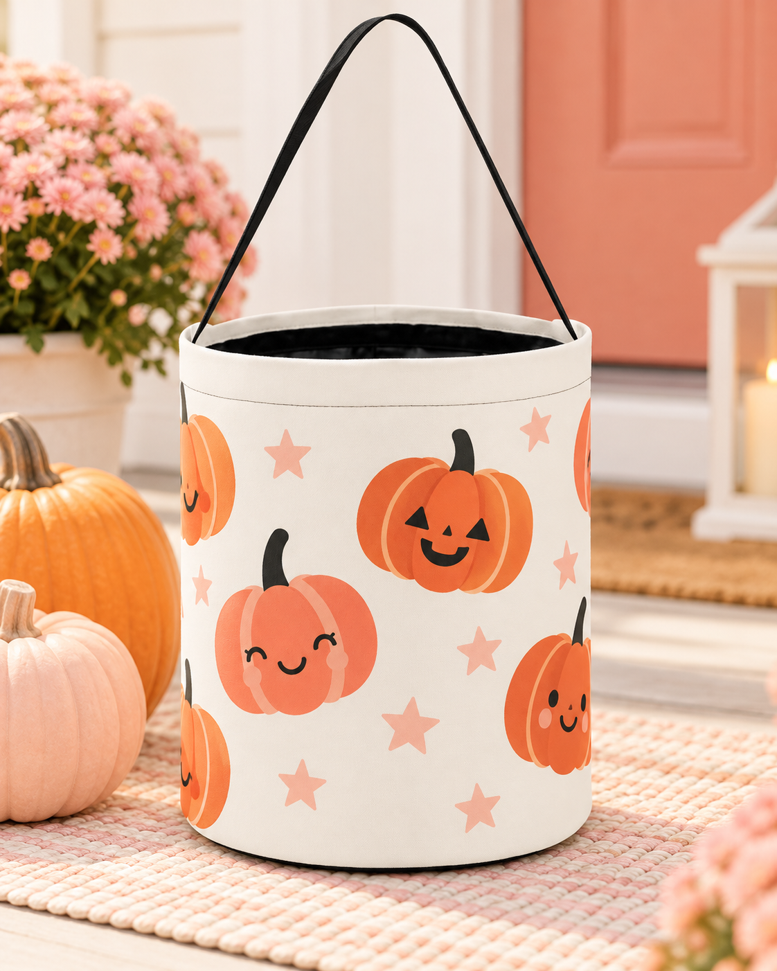 Custom Halloween Candy Tote Bag | Personalized Trick-or-Treat Bag — original custom design example