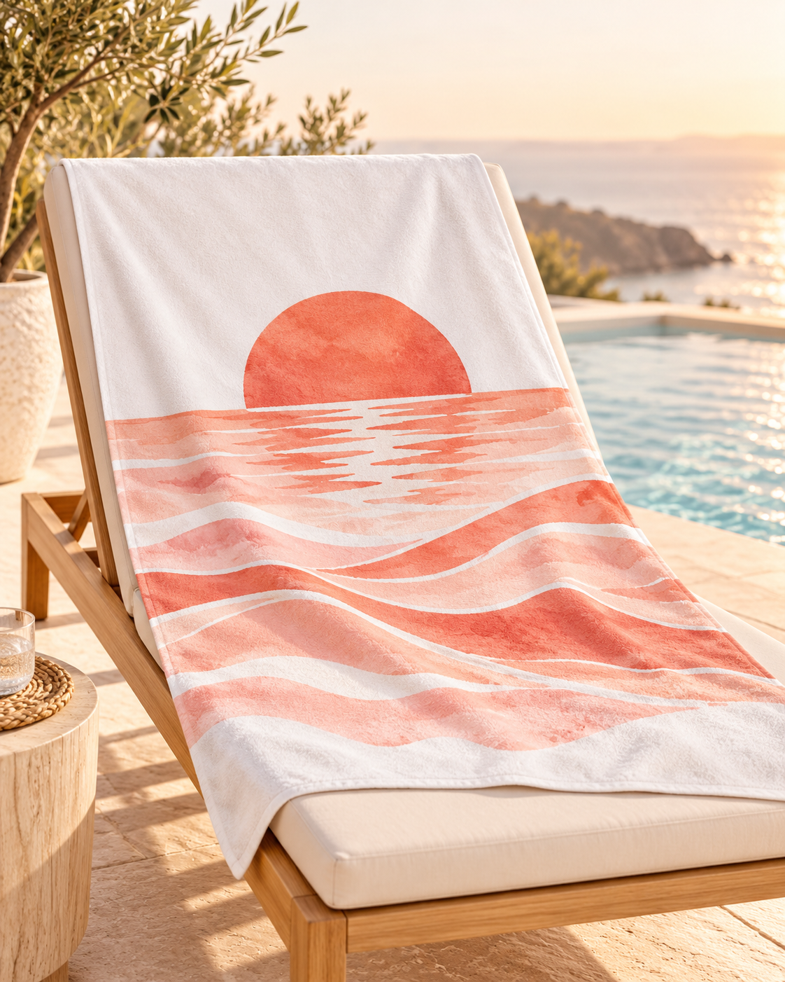 Custom Quick-Dry Beach Towel | Group Trips & Reunions, No Minimum — original custom design example