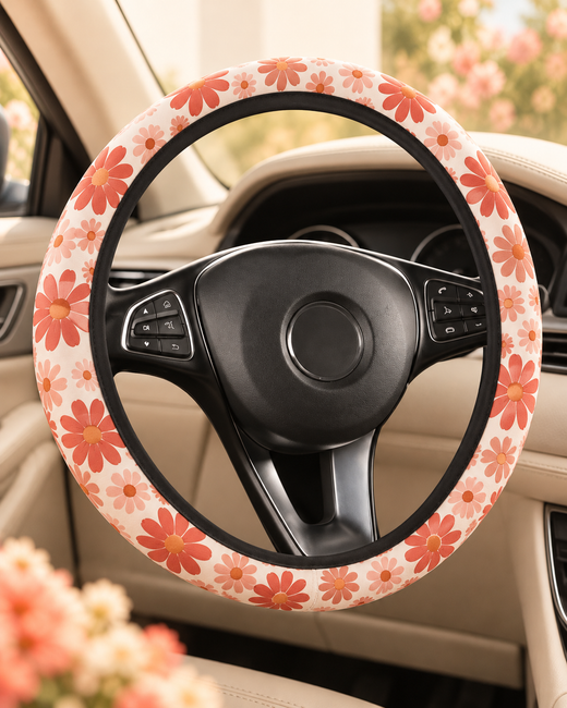 Custom Neoprene Steering Wheel Cover | Personalized — original custom design example