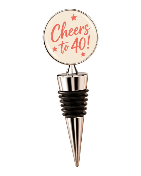 Personalized Birthday Wine Stopper Gift — custom design example